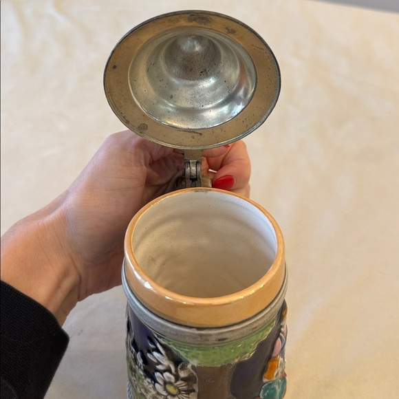 Vintage Colorful Salzburg by King and Schloss Lembeck Beer Steins - Picture 12 of 13